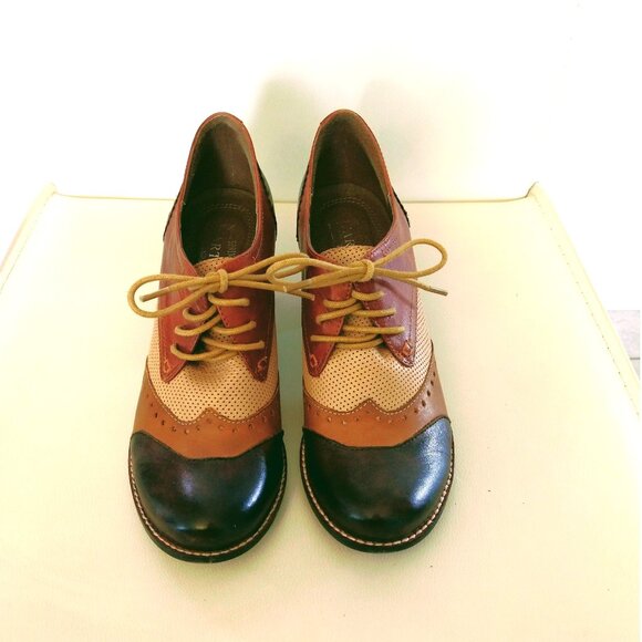 L'artiste Bardot - Brown leather Oxford pump - 39/ 8.5 - Picture 2 of 6